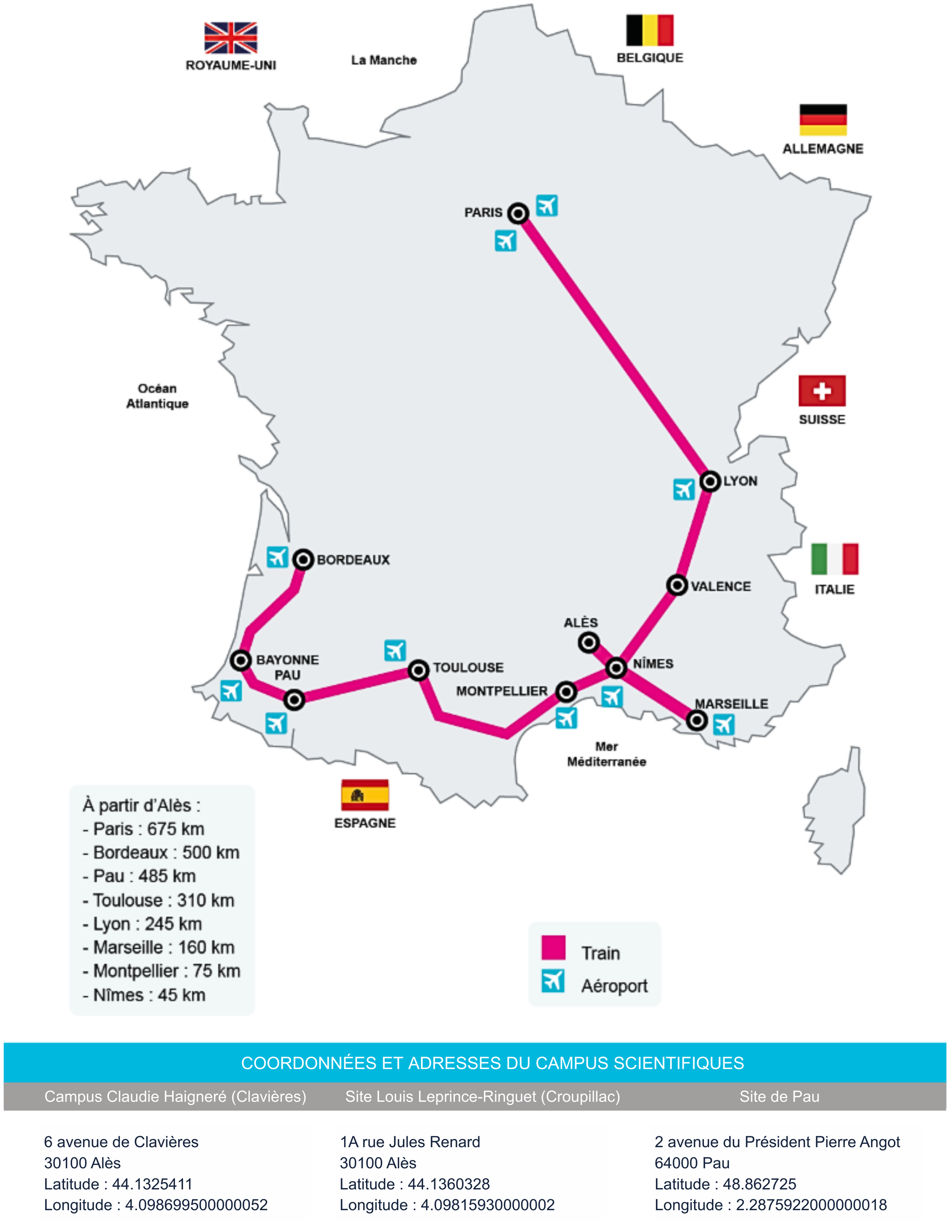 carte france