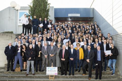 Photo de groupe de la remise des diplomes 2019