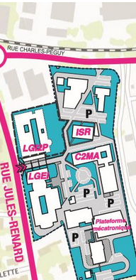 Carte du site de Croupillac