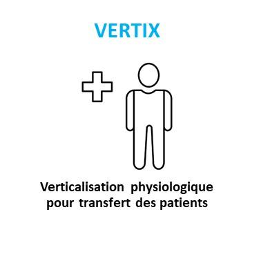 Verticalisation physiologique pour transfert des patients