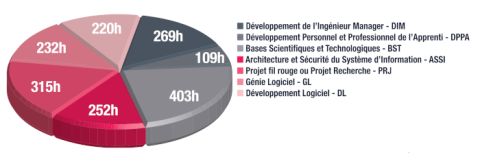 INFRES DL repartition volumes enseignements